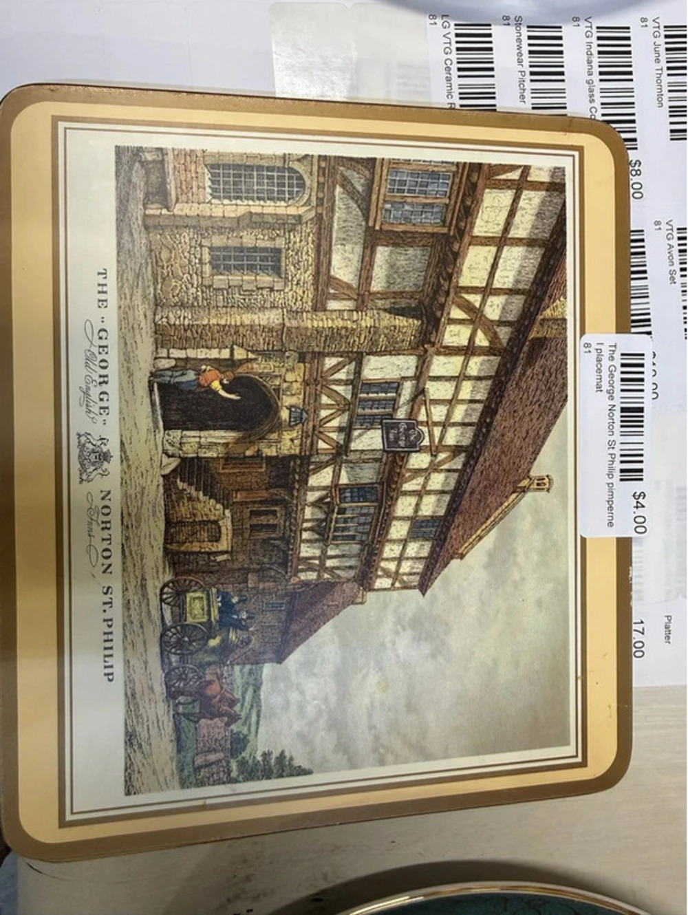 The George Norton St Phillip pimpernel mat